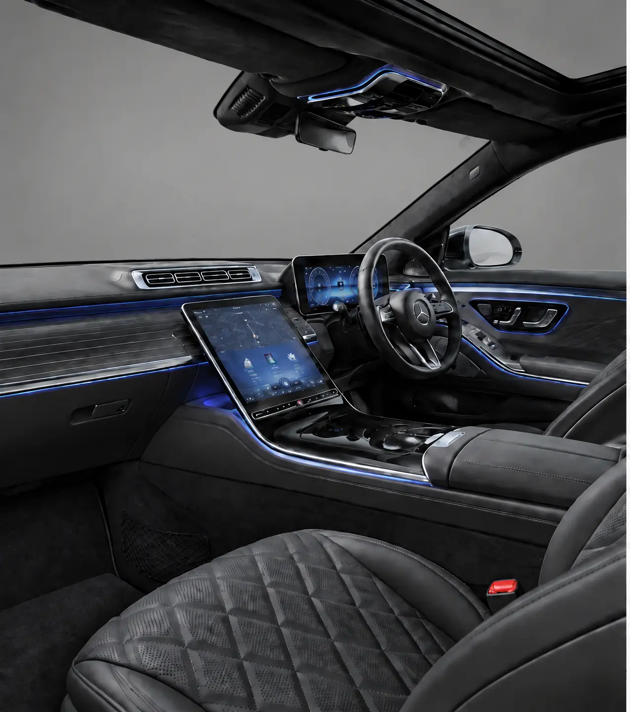Mercedes-Benz S-Class right-hand-drive cabin