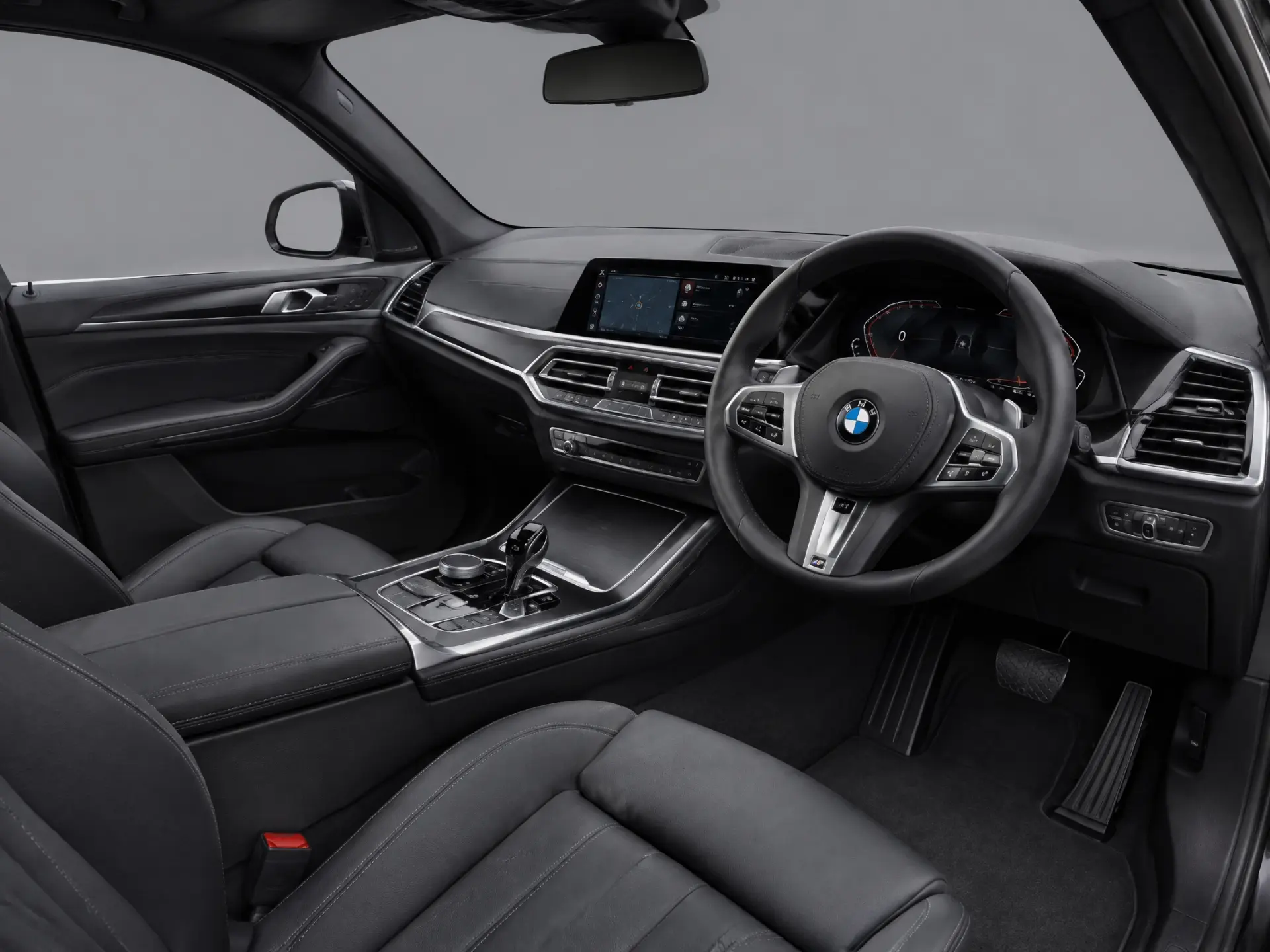 BMW X5 right-hand-drive cabin